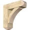 Ekena Millwork Thorton Craftsman Rough Sawn Bracket w/ Offset Brace, Douglas Fir, 8"W x 26"D x 26"H BKT0806X26X26THR04RDF - alternate 1
